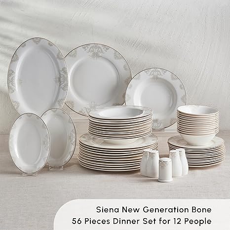 KARACA SIENA 56 PIECE DINNER SET