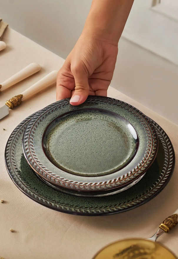 Karaca Basak Reactive 24 Pieces Dinner Set
