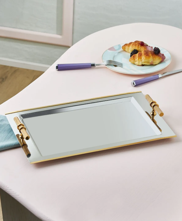 KARACA YENIKOY 23X37 CM STAINLESS STEEL TRAY, STAINLESS STEEL