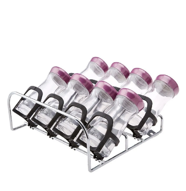 KARACA OCHA PURPLE 9-PIECE SPICE SET, PURPLE