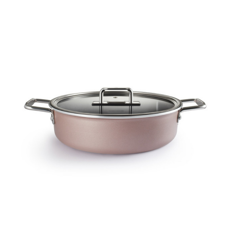 KARACA MASTERMAID BIO DIAMOND 9-PIECE COOKWARE SET, BRONZE