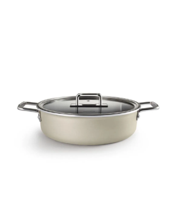 KARACA MASTERMAID BIO DIAMOND 9-PIECE COOKWARE SET, CREAM