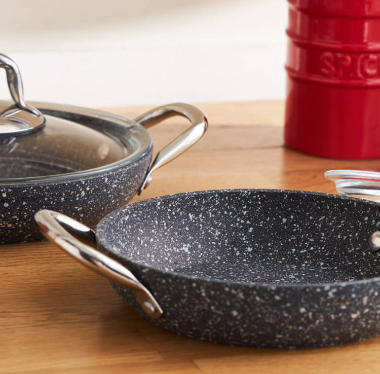 KARACA BIOGRANITE NAVY STONE 6-PIECE SET, BLUE