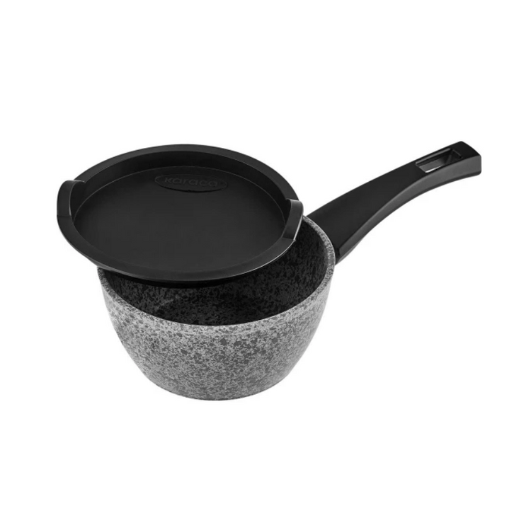 KARACA BIOGRANITE GREY STONE MINI 5-PIECE COOKWARE SET, GRAY