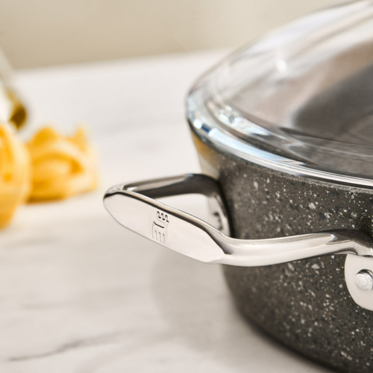 KARACA SALVADOR BIO GRANITE 30 CM KARNIYARIK POT, GRAY