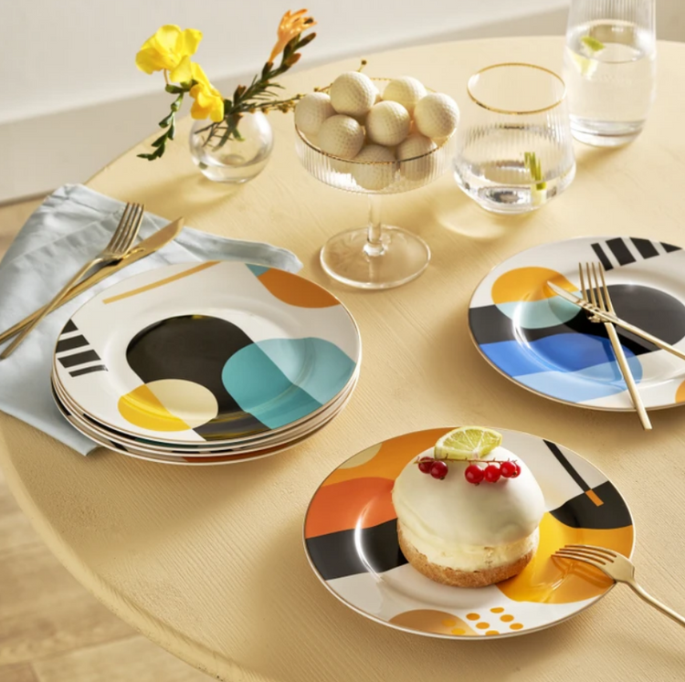 KARACA PUZZLE 19 CM 6-PIECE DESSERT SET, MULTICOLOR