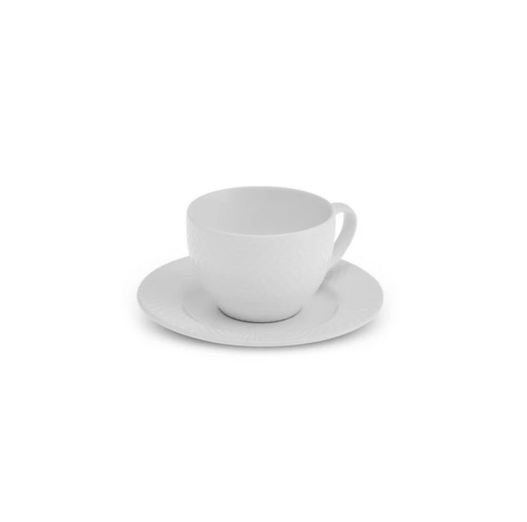 KARACA LISA 6-PERSON 90 ML COFFEE CUP SET WHITE