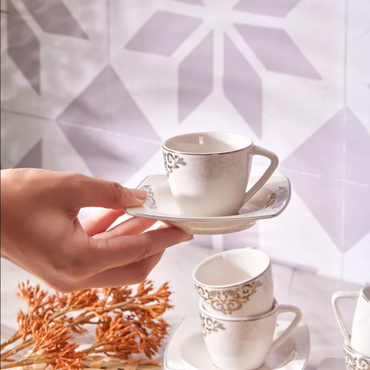KARACA NAZENDE 6-PERSON COFFEE CUP SET
