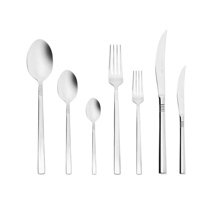 KARACA NIL 84-PIECE 316 ELEGANCE CUTLERY SET, PLATINUM