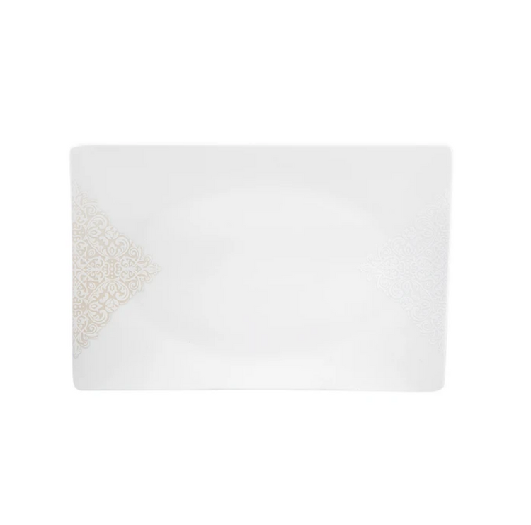 KARACA SILA CREAM 60-PIECE 12-PERSON DINNER SET, CREAM