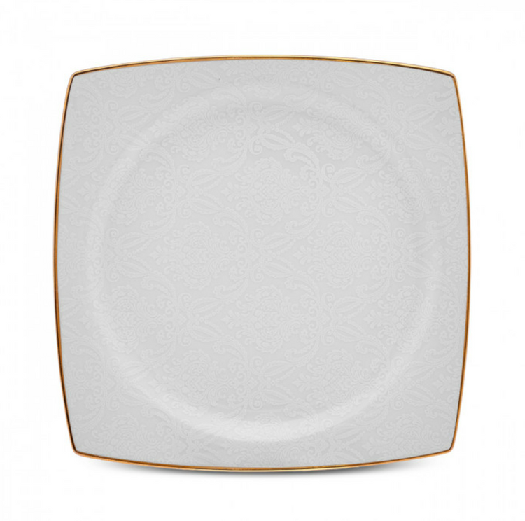 KARACA CARISS SQUARE 60-PIECE 12-PERSON DINNER SET, GOLD