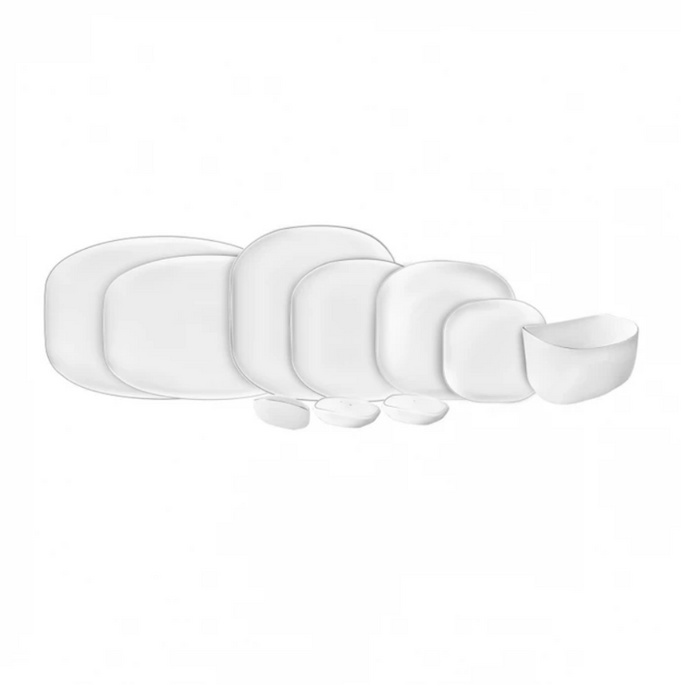 KARACA STREAMLINE PLATO 59-PIECE 12-PERSON DINNER SET, GOLD