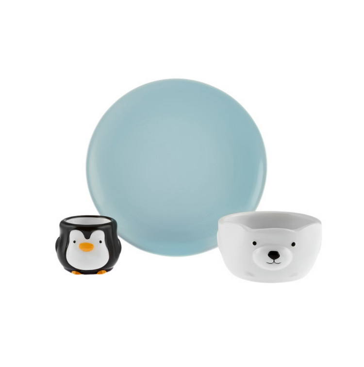 KARACA KUTUP 3-PIECE BABY FEEDING SET, MULTICOLOR