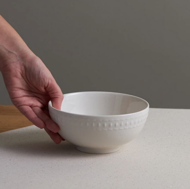 KARACA MINA BOWL 16 CM, WHITE