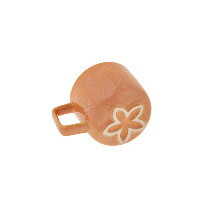 KARACA VITA ORANGE 2-PERSON TEA CUP SET