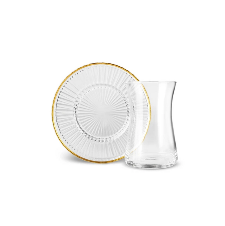 KARACA NILUFER 12-PIECE TEA SET