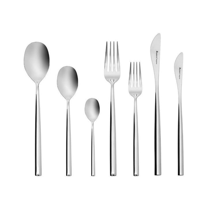 KARACA ELEGANCE NEW LIZA PLATINUM 84-PIECE CUTLERY SET FOR 12 PEOPLE