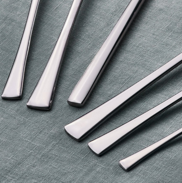 KARACA ELEGANCE RAYER PLATINUM 72-PIECE CUTLERY SET FOR 12 PEOPLE