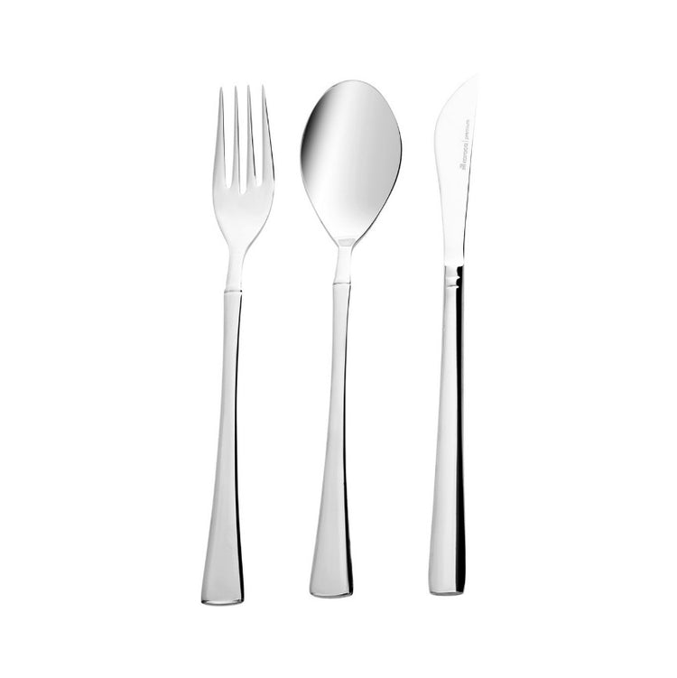 KARACA ELEGANCE RAYER PLATINUM 72-PIECE CUTLERY SET FOR 12 PEOPLE