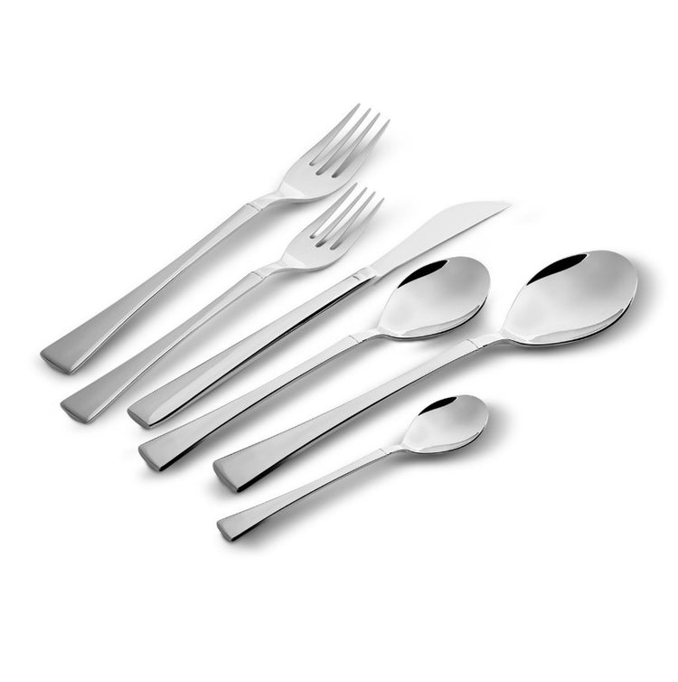 KARACA ELEGANCE RAYER PLATINUM 72-PIECE CUTLERY SET FOR 12 PEOPLE