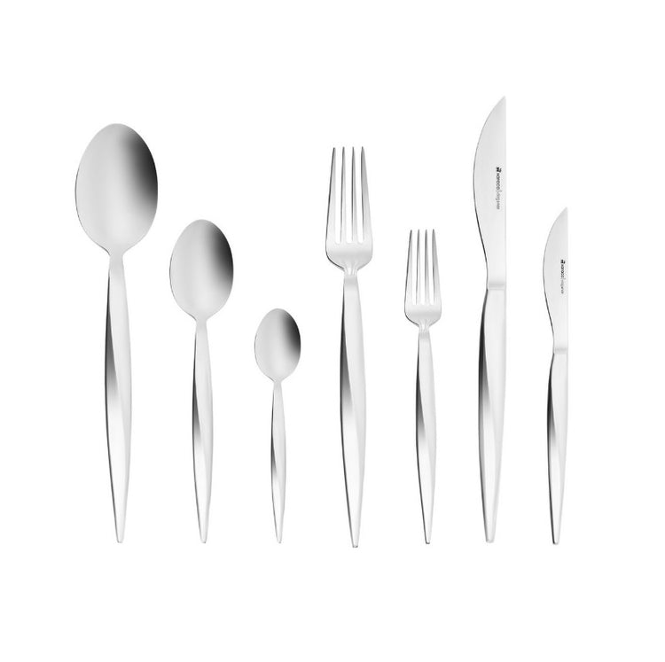 KARACA X SARIYER DESIGN 316 ELEGANCE SARIYER PLATINUM 84-PIECE CUTLERY SET FOR 12 PEOPLE