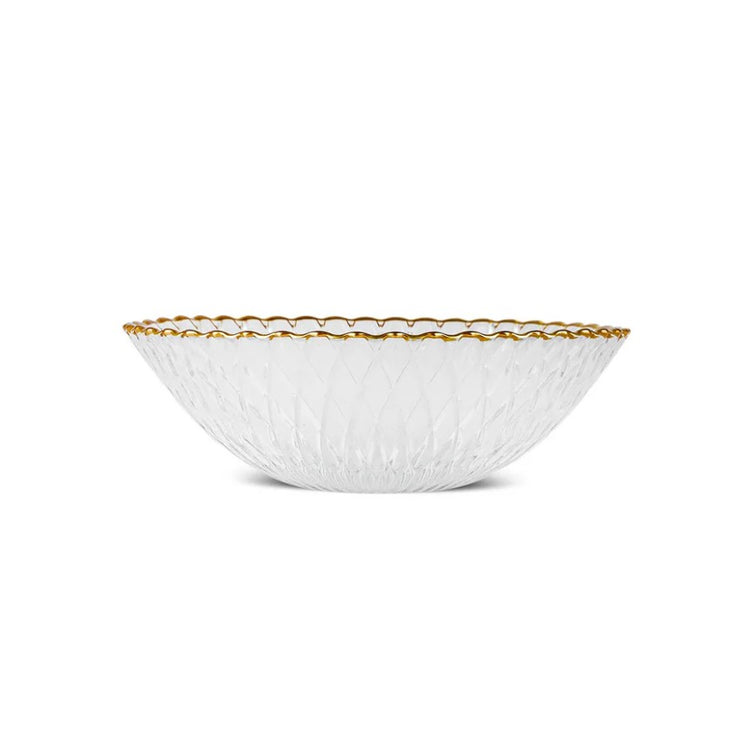 KARACA ZELAZO GOLD RIM 18-PIECE 6-PERSON DINNER SET