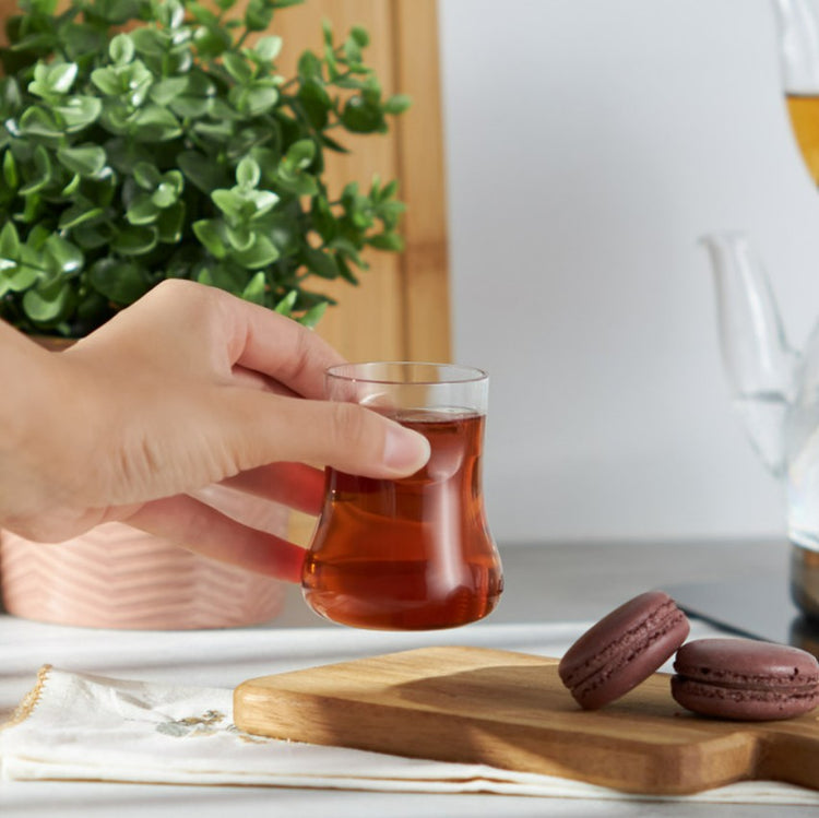 KARACA TOUCH 6 PIECE TEA GLASS SET 155 ML