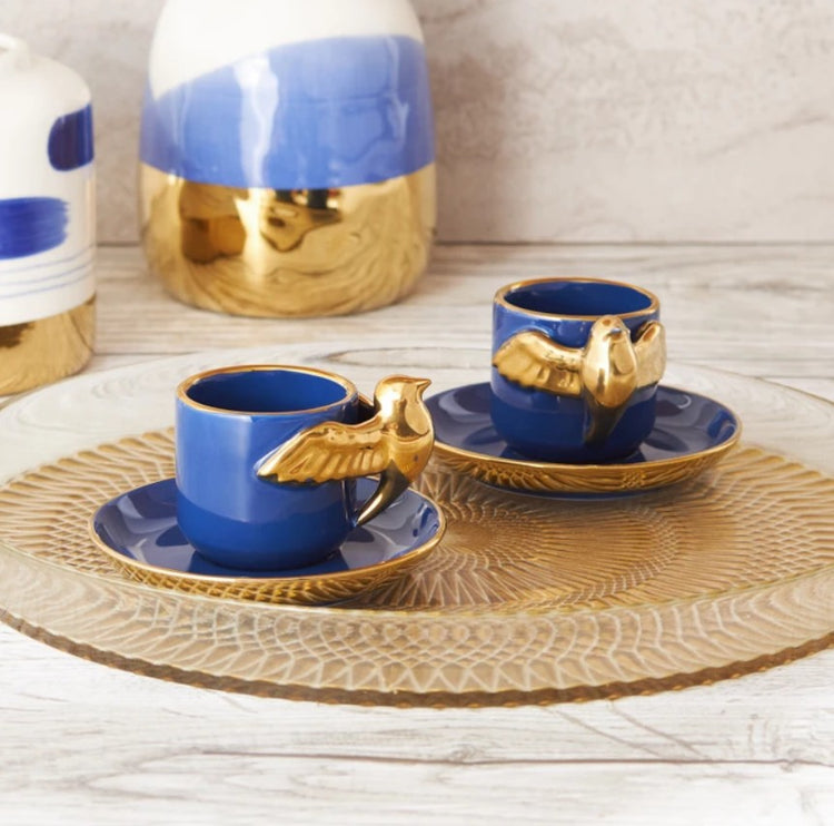 KARACA CANARY 2-PERSON COFFEE CUP SET 75 ML