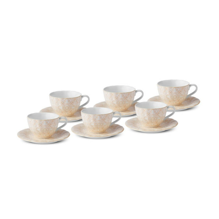 KARACA CASA 6-PERSON COFFEE CUP SET 80 ML