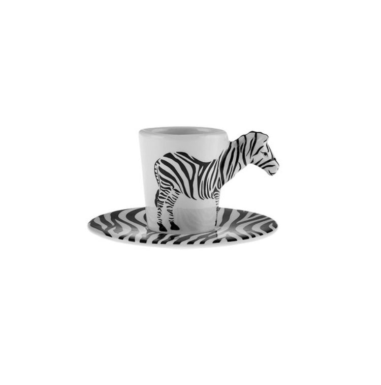 KARACA ZEBRA 2-PERSON COFFEE CUP SET 60 ML