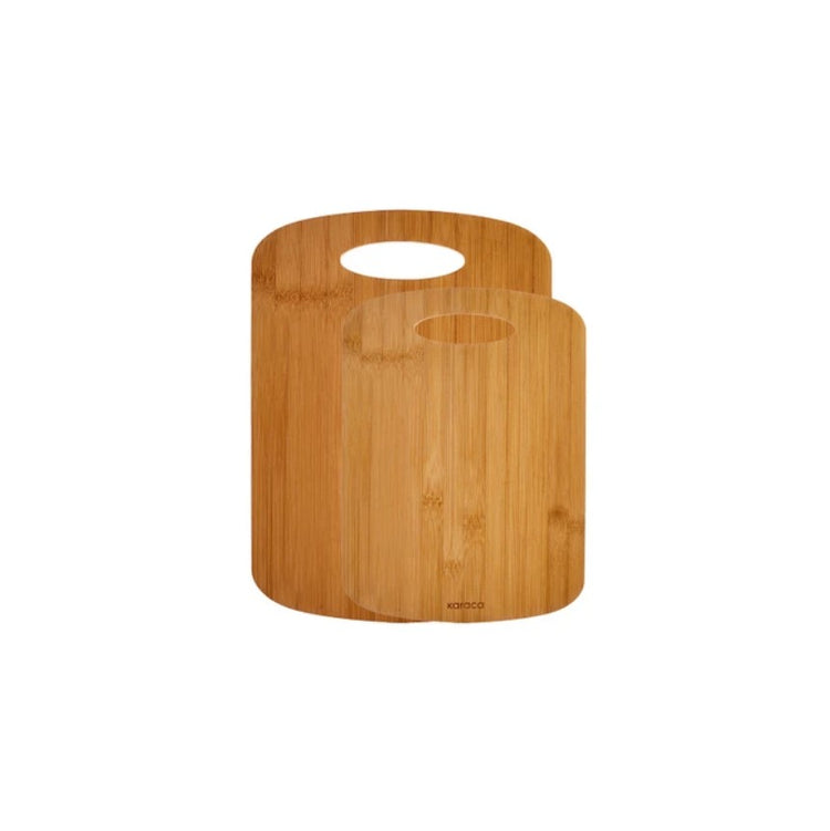 KARACA DEFNE 2-PIECE BAMBOO CUTTING BOARD SET