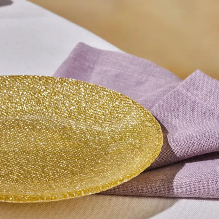 KARACA COTTON COLORED SILVERY DESSERT SET 6 PIECES