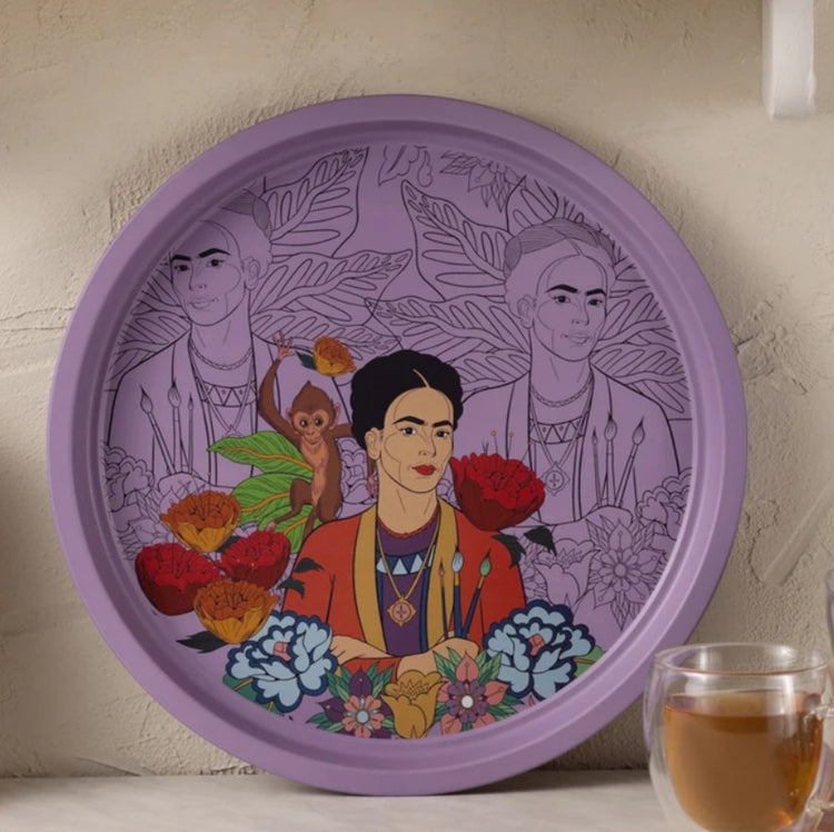 KARACA FRIDA METAL ROUND TRAY 35 CM