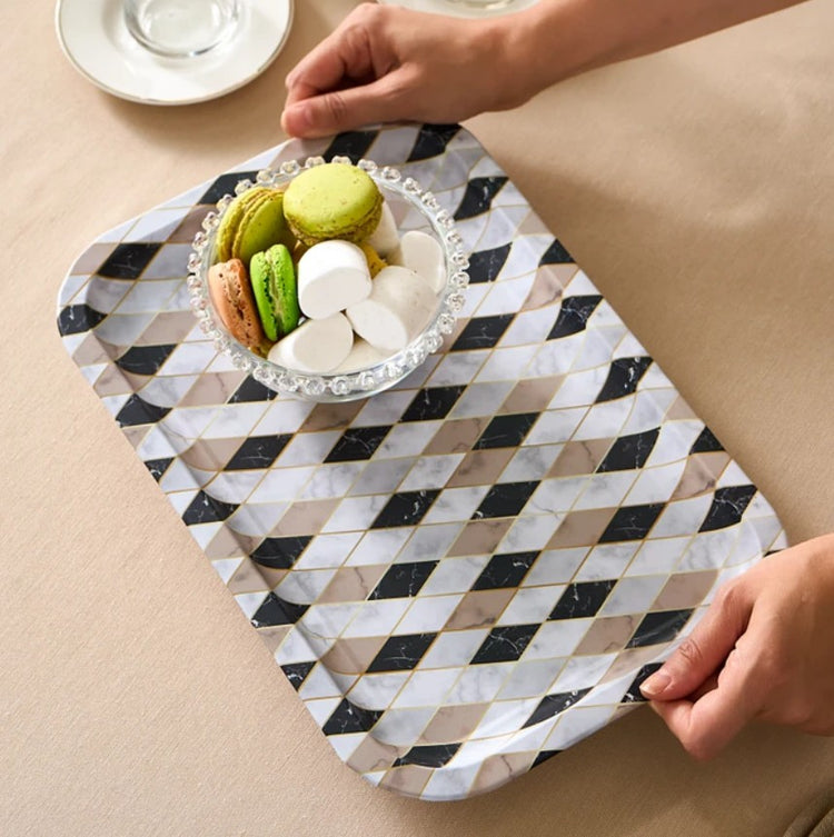 KARACA MADRID METAL TRAY 25X35 CM