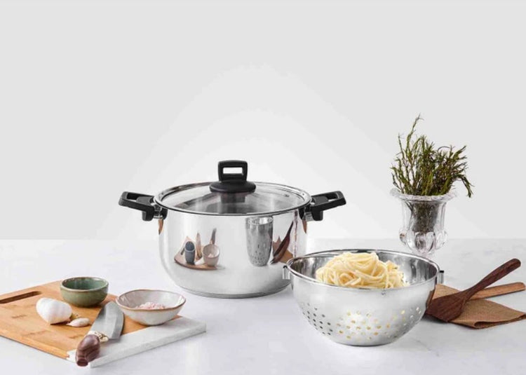 KARACA MUTFAKSEVER INDUCTION BASED STAINLESS STEEL PASTA POT 24 CM