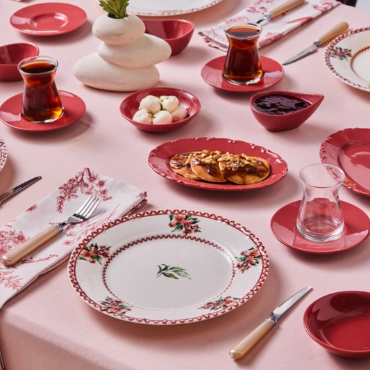 KARACA FOREVER BONE TREVISO 26-PIECE BREAKFAST SET FOR 6 PERSONS