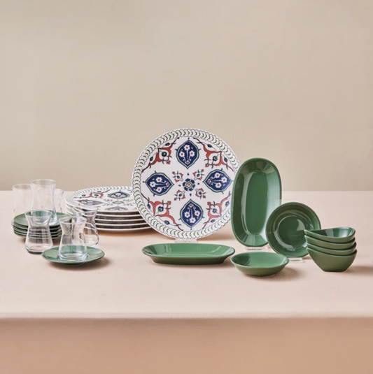 KARACA FOREVER BONE SALENTO 26-PIECE 6-PERSON BREAKFAST SET