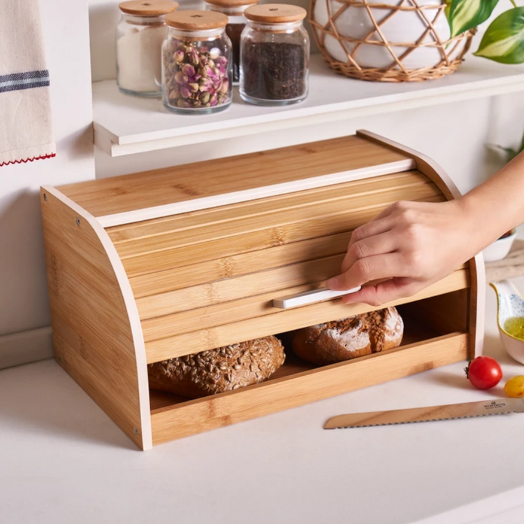 KARACA AKSEL BAMBOO BREAD BOX