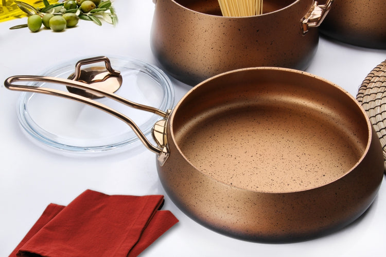 FMS GRANITE 7 PIECE BUCKET SET COPPER