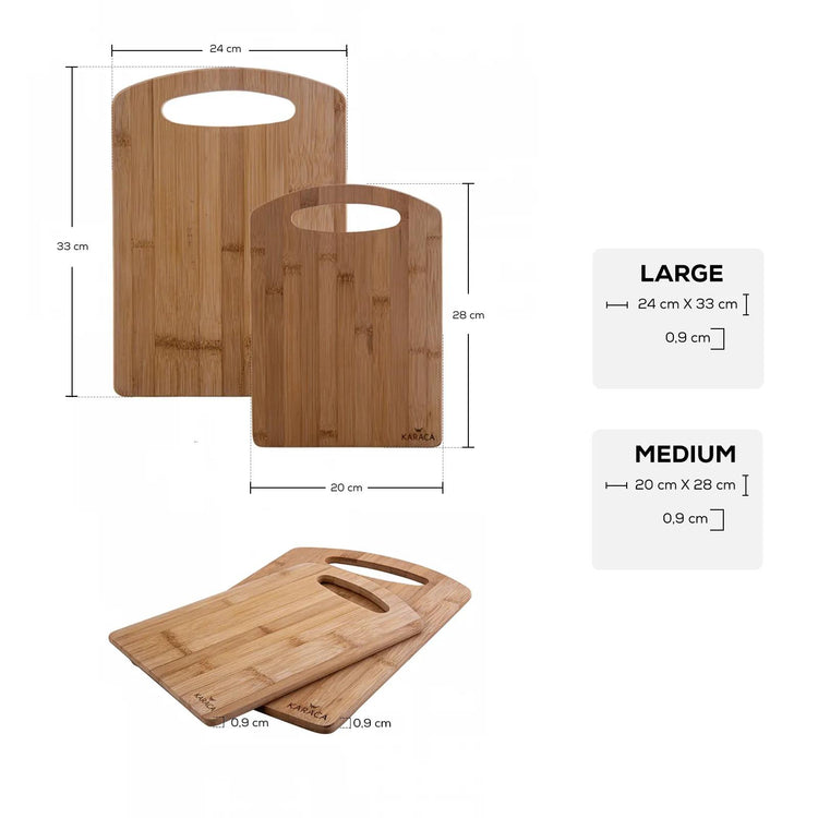 KARACA STARK 2 PIECE CUTTING BOARD