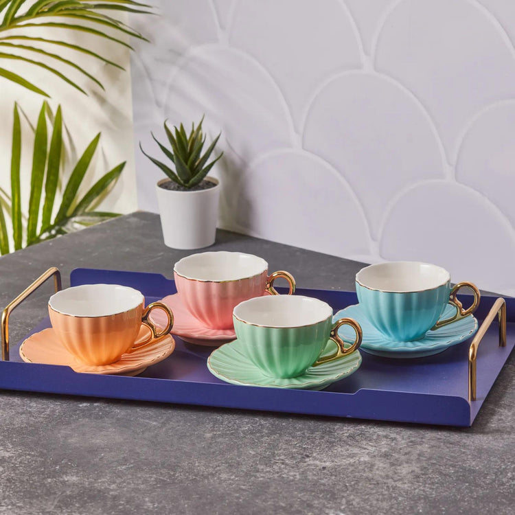 KARACA GOLF 4 PIECE COFFEE CUP SET