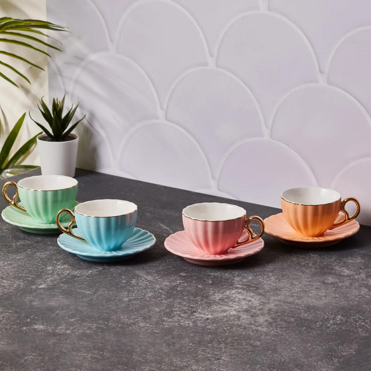 KARACA GOLF 4 PIECE COFFEE CUP SET