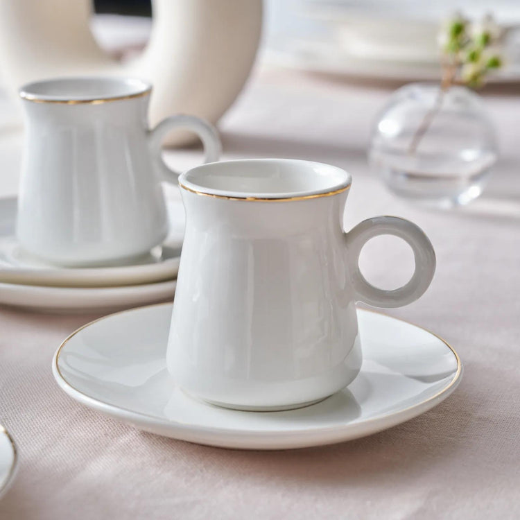 KARACA WING 6 PIECE COFFEE CUP SET