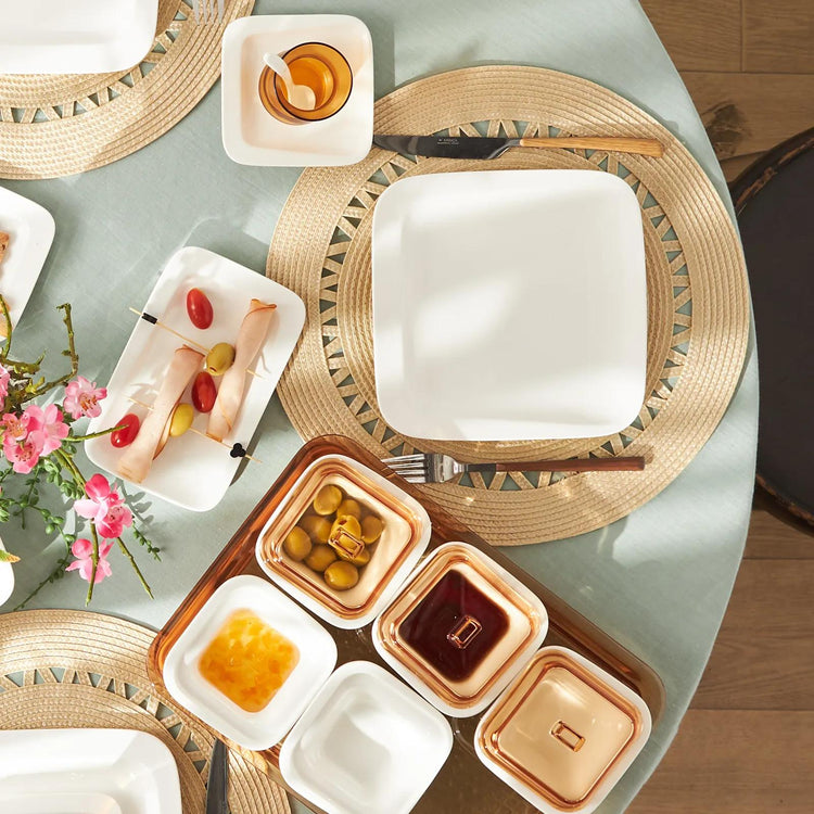 KARACA FABIO AMBER 41-Piece Square Breakfast Set