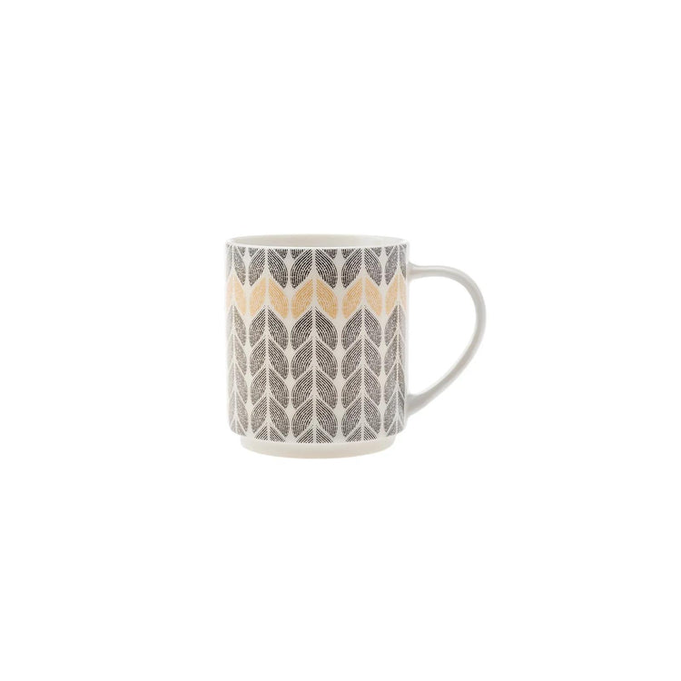 KARACA NERO 5-Piece Mug Set with Stand