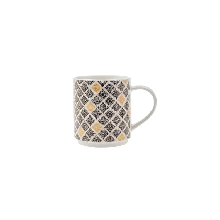 KARACA NERO 5-Piece Mug Set with Stand