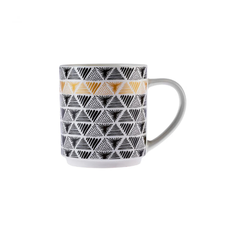 KARACA NIGRUM 5-PiIECE MUG SET WITH STAND
