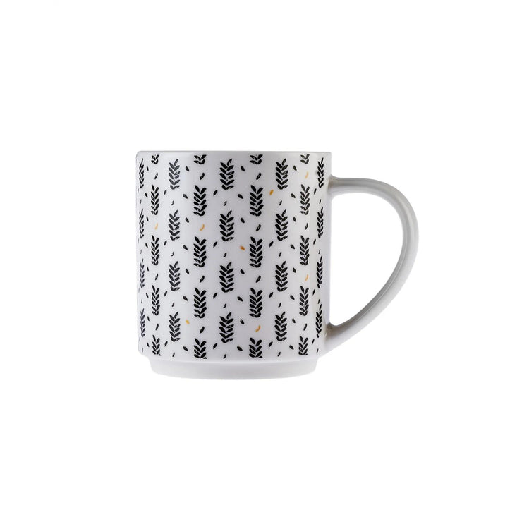 KARACA NIGRUM 5-PiIECE MUG SET WITH STAND