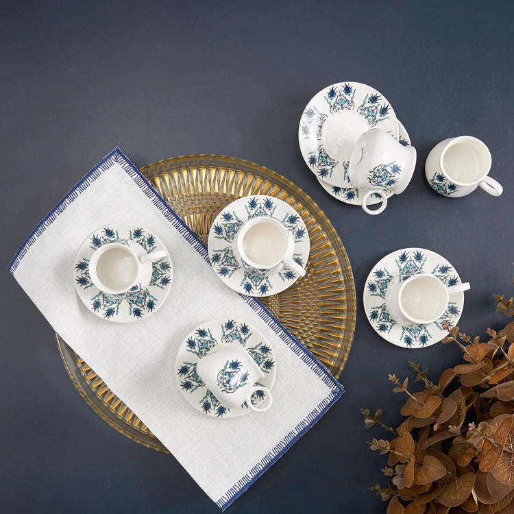 KARACA BURSA 90 mL Coffee Cup Set for 6 People