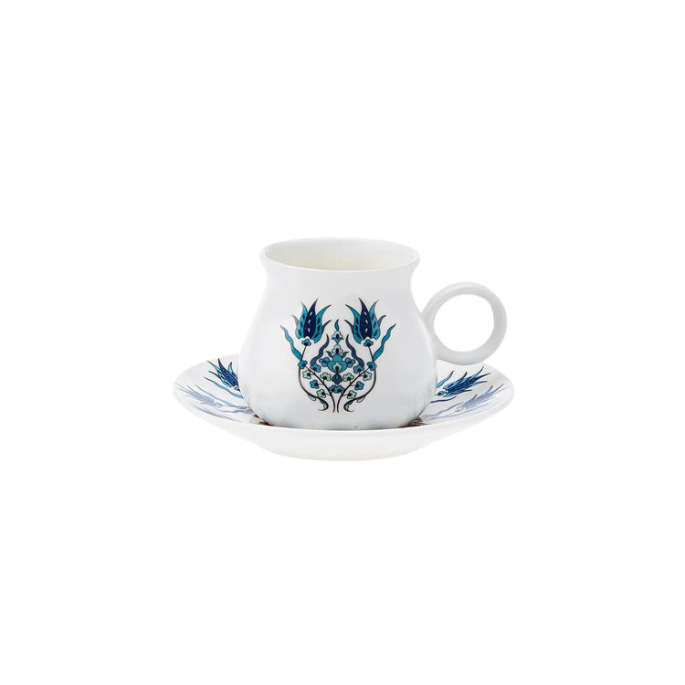 KARACA BURSA 90 mL Coffee Cup Set for 6 People